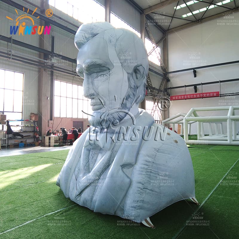 Inflatable Abraham Lincoln Statue