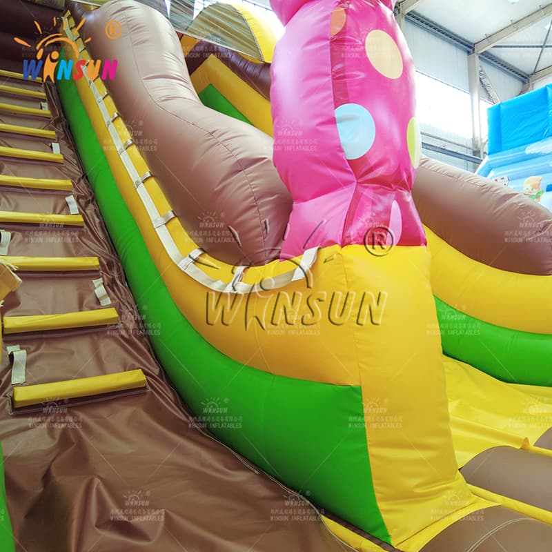 Candy-themed Inflatable Dry Slide