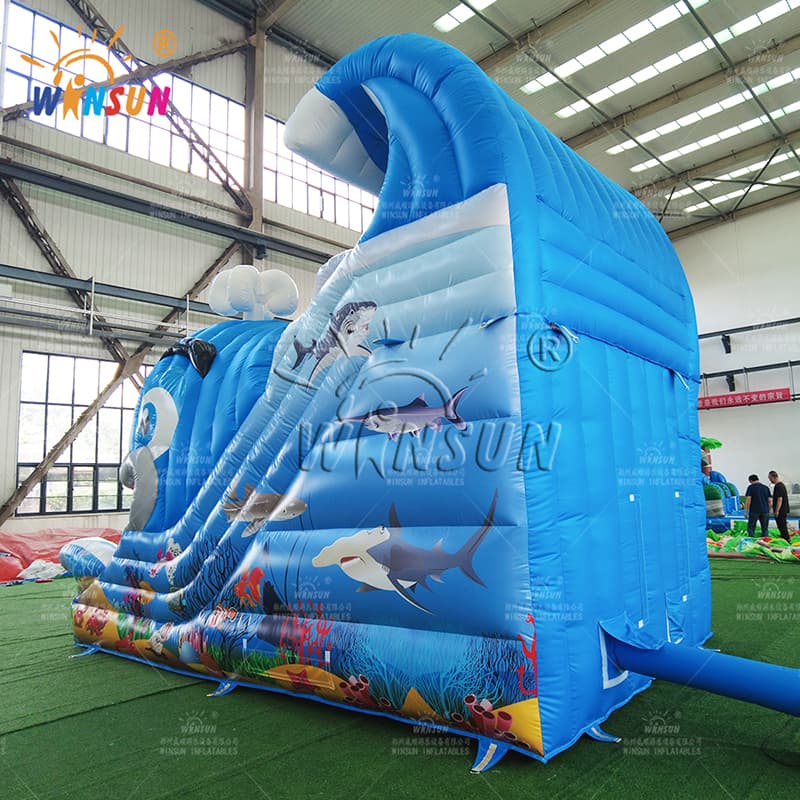 Fun Inflatable Whale Slide