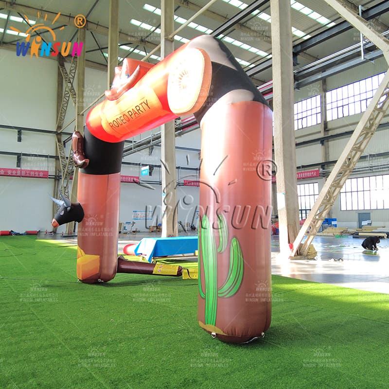 Rodeo Party Theme Inflatable Arch