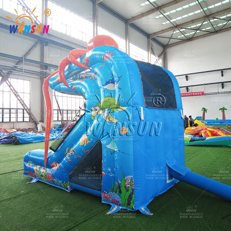 Custom Octopus Inflatable Slide