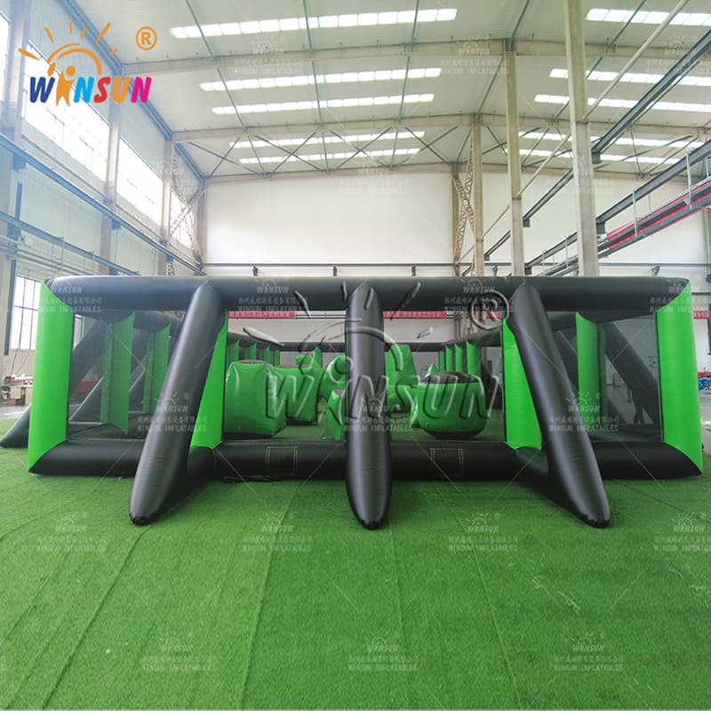 Commercial Inflatable Paintball Bunkers Field