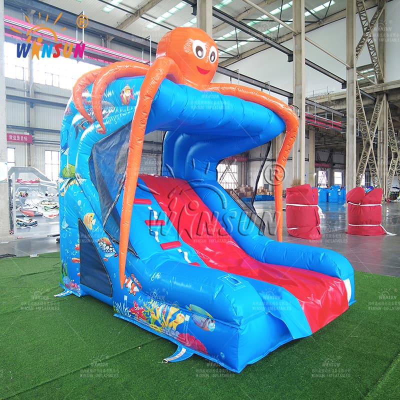 Custom Octopus Inflatable Slide