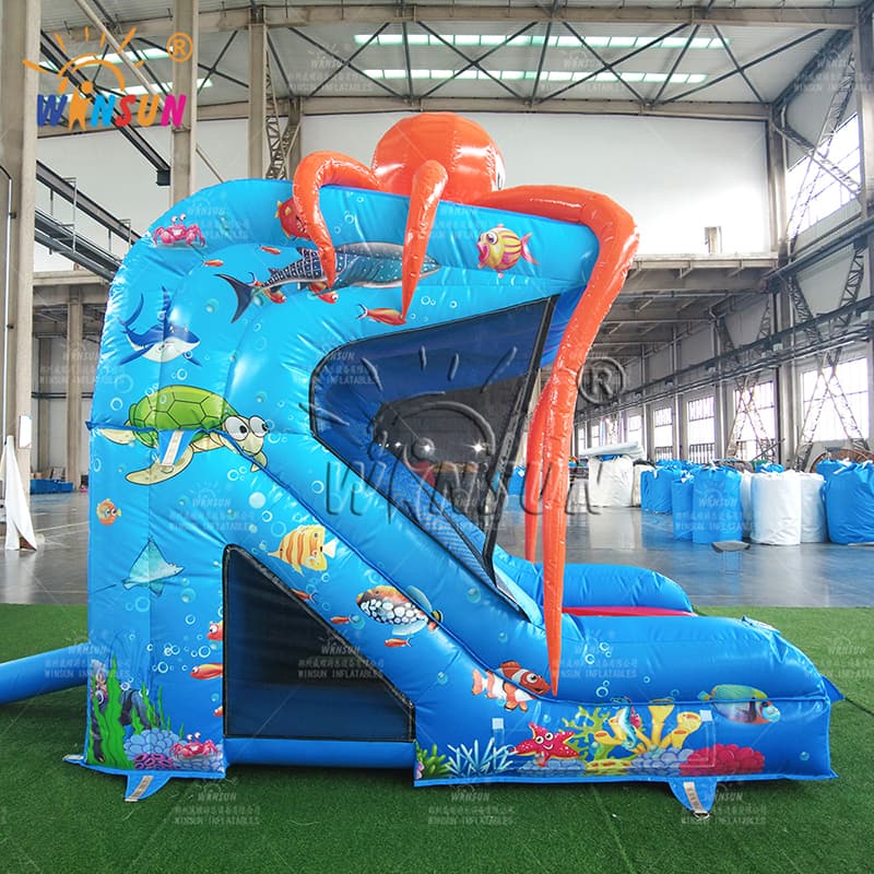 Custom Octopus Inflatable Slide