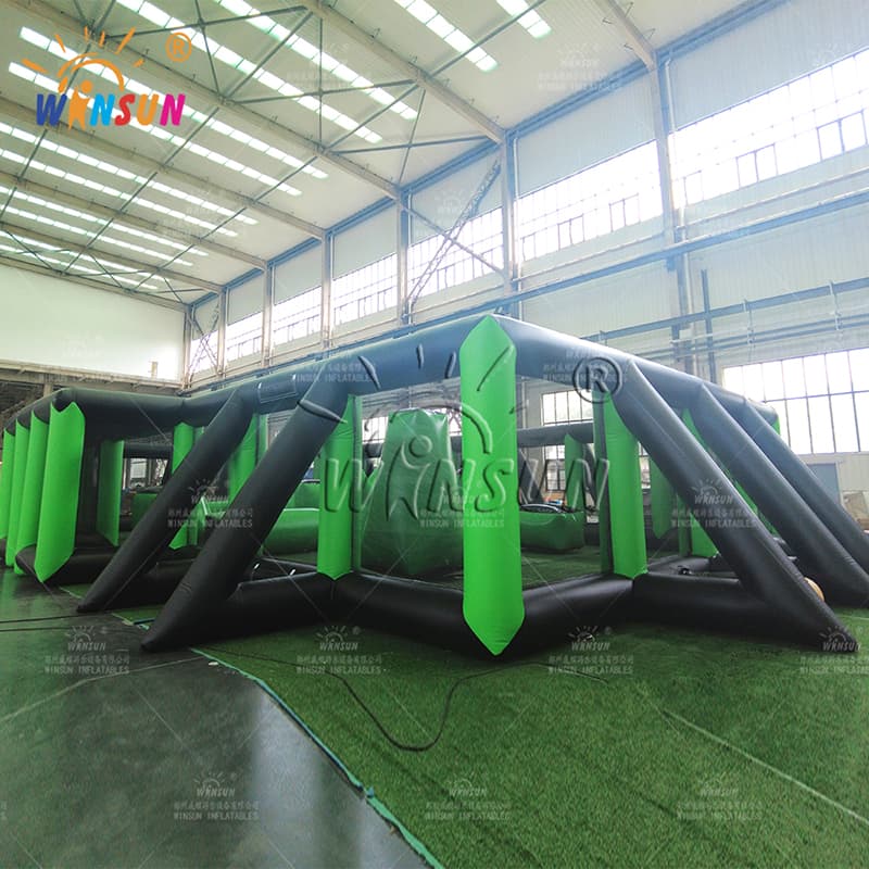 Commercial Inflatable Paintball Bunkers Field