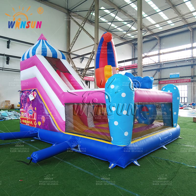 Lovely Circus Clown Inflatable Bounce House