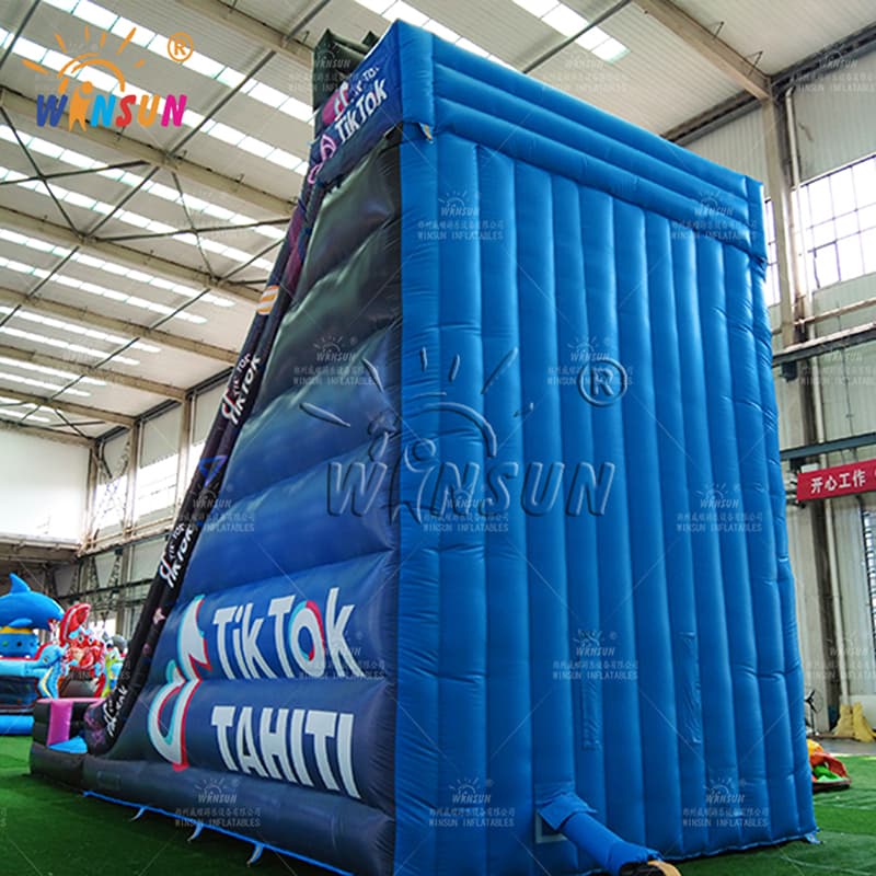 TikTok Inflatable Water Slide with Pool