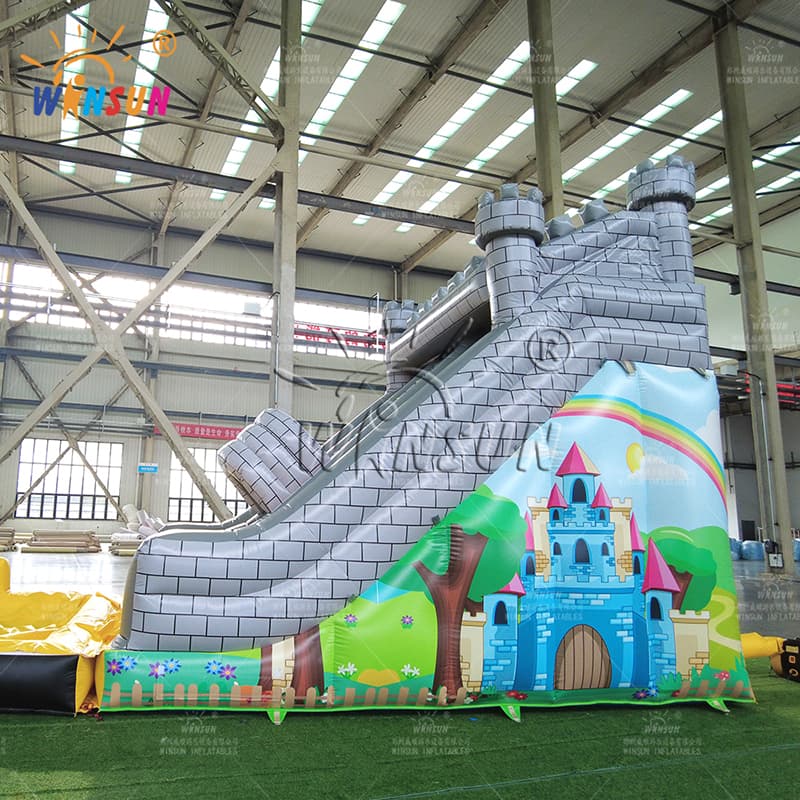 Ancient Castle Inflatable Water Slide for sale