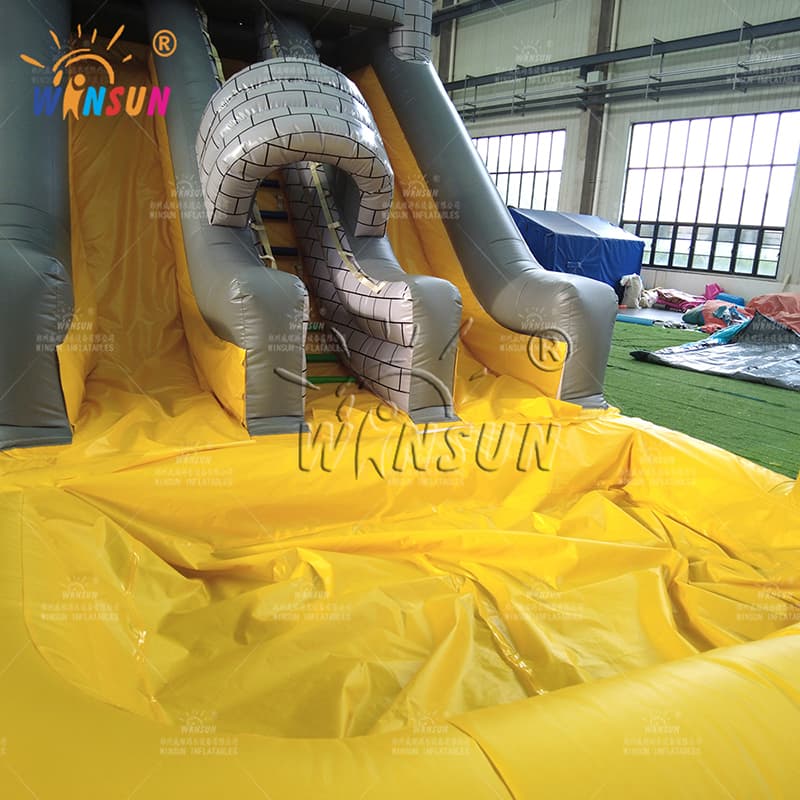 Ancient Castle Inflatable Water Slide for sale