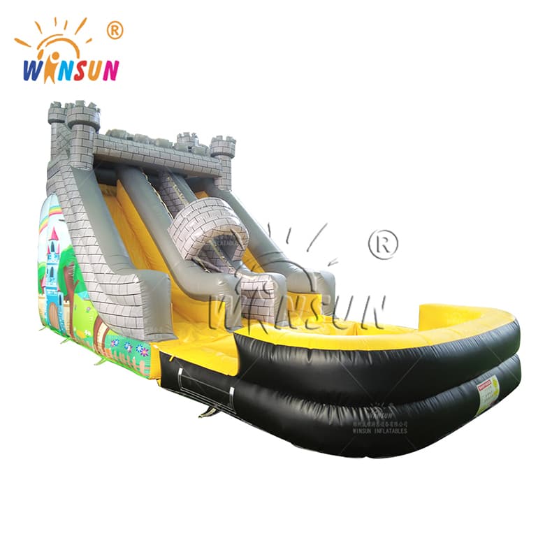 Ancient Castle Inflatable Water Slide for sale