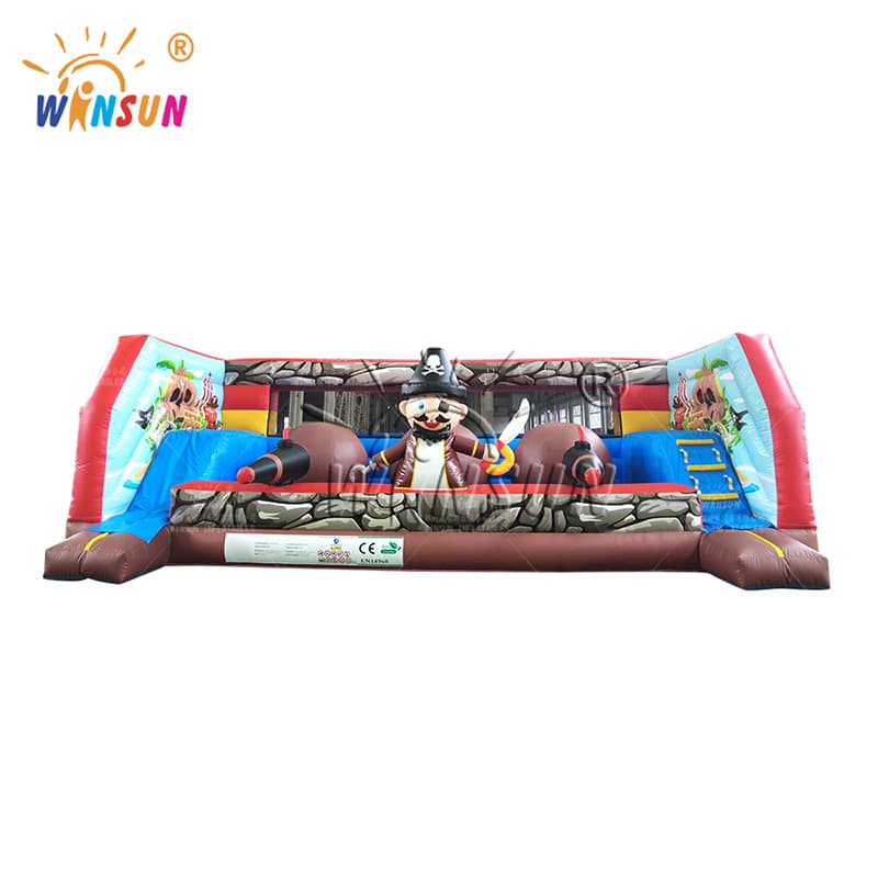 Pirate Inflatable Wipe Out Interactive Game