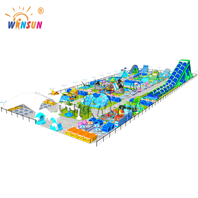 Giant Inflatable Land Water Park Outdoor Project