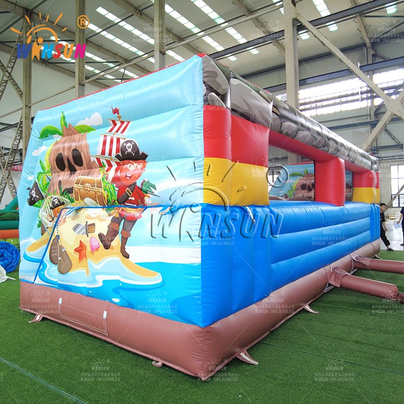 Pirate Inflatable Wipe Out Interactive Game