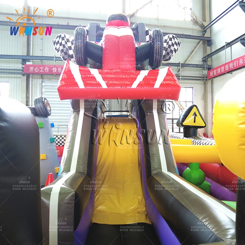 Commercial Inflatable Race Car Combo