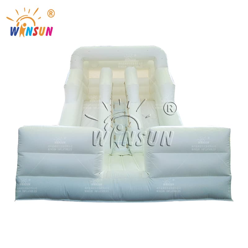 Dual Lane Inflatable Dry Slide for kids