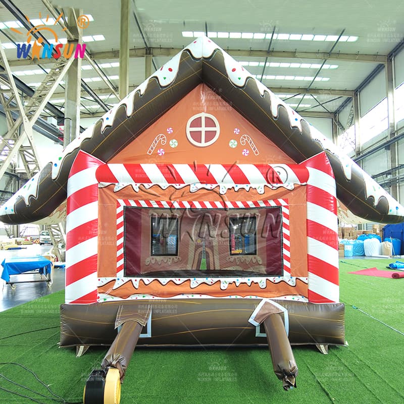 Inflatable Gingerbread Bounce House