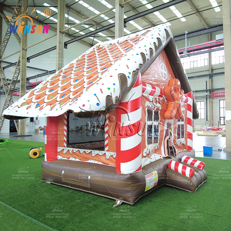 Inflatable Gingerbread Bounce House