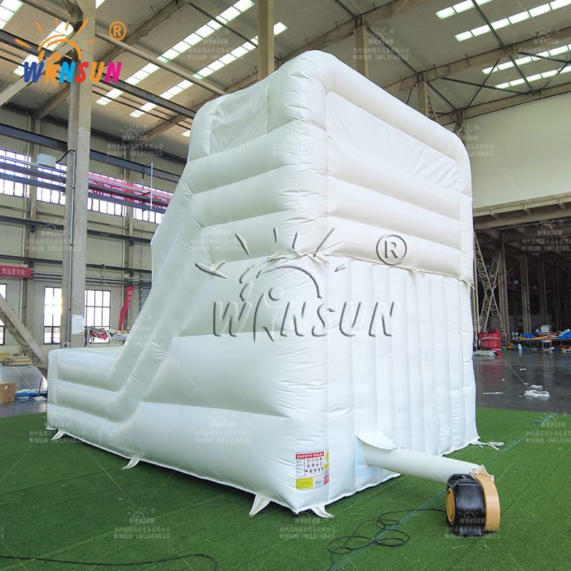 Dual Lane Inflatable Dry Slide for kids