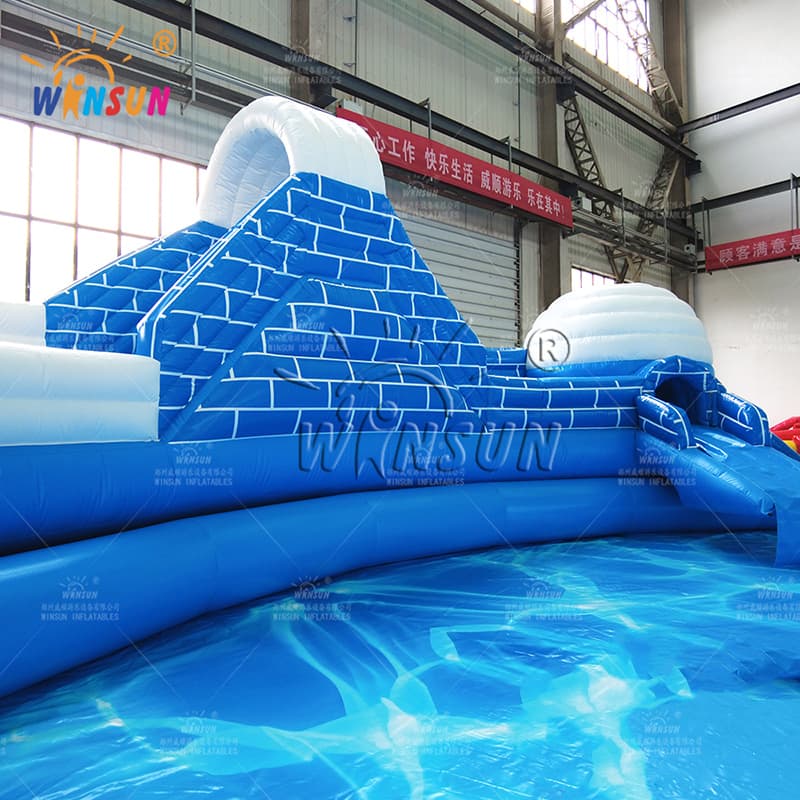 Ice World Inflatable Polar Bear Water Park