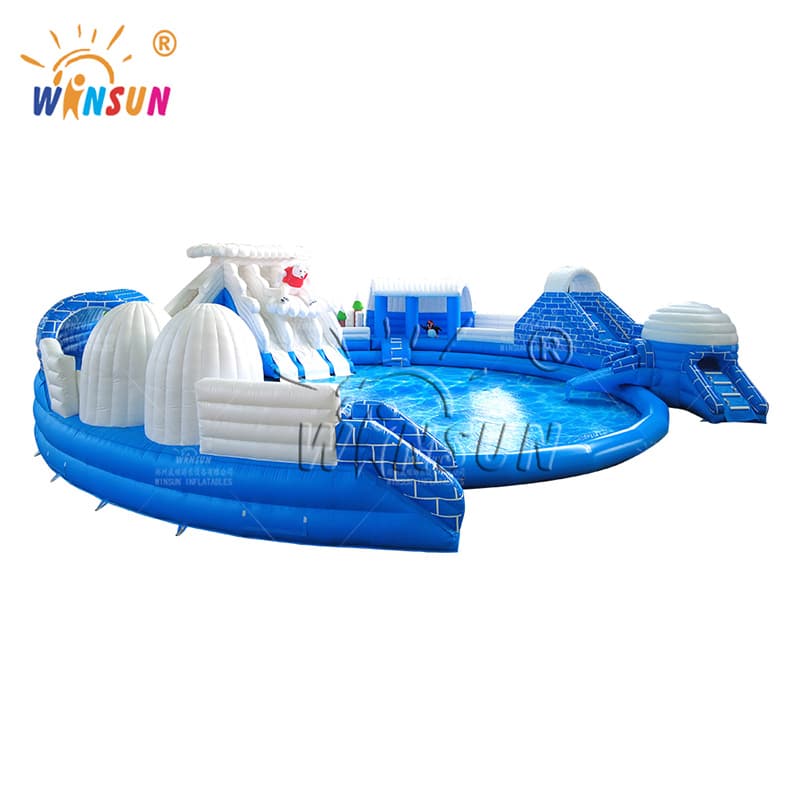 Ice World Inflatable Polar Bear Water Park