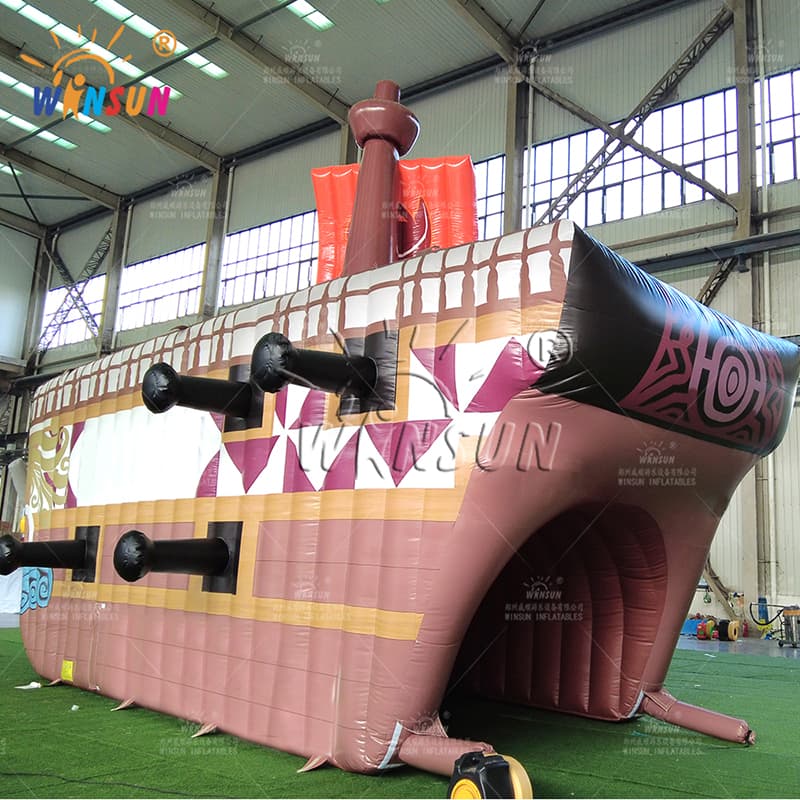 Inflatable Pirate Ship Tunnel Tent Entrance