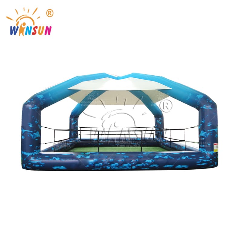 Outdoor Inflatable Boxing Ring with Canopy