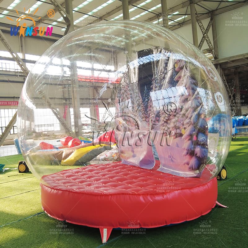 Outdoor Inflatable Snow Globe Photo Booth