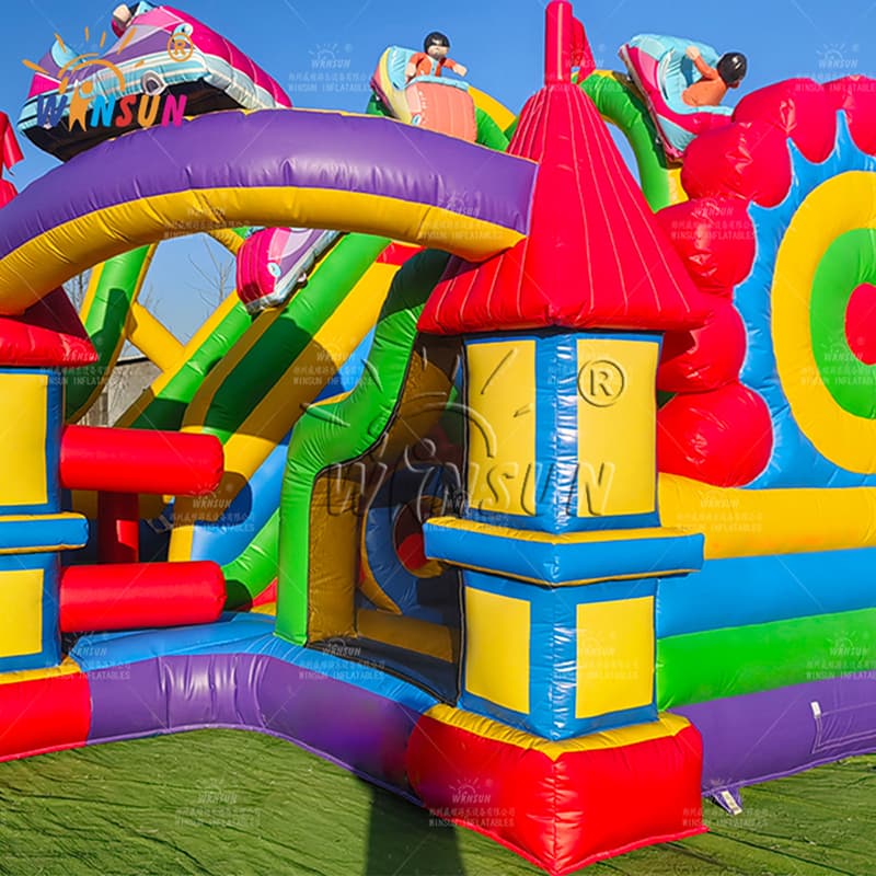 Inflatable Combo Roller Coaster for sale